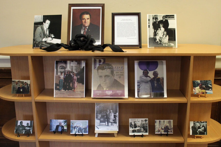 Dr. Carrier Memorial Exhibit