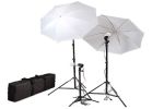 Search for portrait light kits with tripod-mounted lights and umbrellas in the catalog