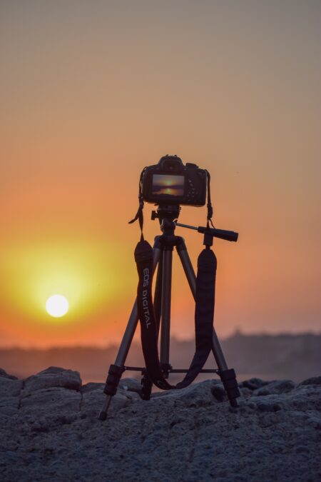 tripod in use outdoors
