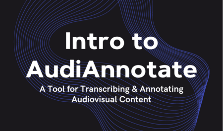 Intro to AudiAnnotate