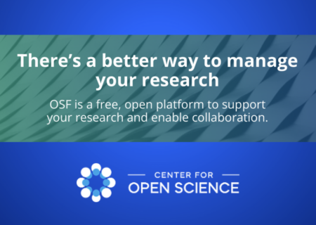 There's a better way to manage your research. OSF is a free, open platform to support your research and enable collaboration. Center for Open Science