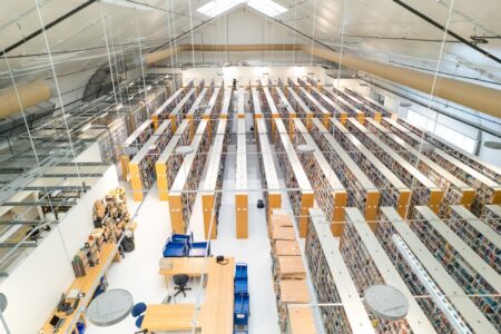 during the Carrier Library renovation and expansion project